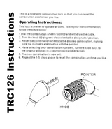 Trimax TRC126  72″ x 12mm TRIMAFLEX Coiled Resettable Combination Cable Lock w/Bracket