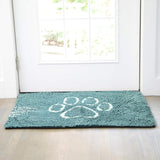 Dog Gone Smart Dirty Dog Microfiber Paw Doormat - Super Absorbent Dog Mat Keeps Paws & Floors Clean - Machine Washable Pet Door Rugs with Non-Slip Backing