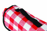 Camco 42801 Picnic Blanket (51" x 59", Red/White)
