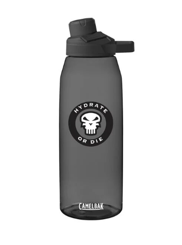 Camelbak 2468002015  50oz Chute Mag Water Bottle w/Tritan Renew, Hydrate or Die -Charcoal