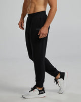 TYR B440191XL  Men's Ultrasoft Midweight Terry A.M. Joggers -SIZE: XLarge, Black