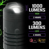 LitezAll 22668 1000 Lumen Rechargeable Tactical Flashlight