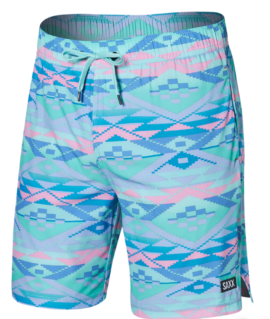 SAXX SXSW03L-GGM-XXL Oh Buoy 2N1 Volley 5" -SIZE: XXLarge, Geo Gradiant- Multi
