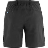 Fjallraven 14200200550FR44: Women's Abisko Hybrid Trail Shorts -SIZE: ,Black