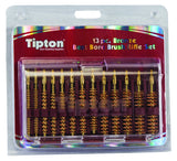 Tipton 402173 13-pc Best Rifle Bore Brush Set, Bronze