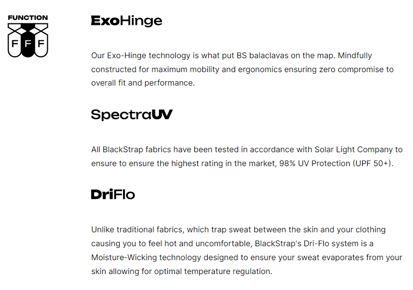 BlackStrap S-FG-A-EXPH-S-BRIORA Expedition Hood Balaclava -Bright Orange, One Size