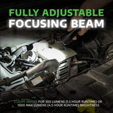 LitezAll 24945 Nearly Invincible 1000 Lumen Rechargeable Tactical Flashlight