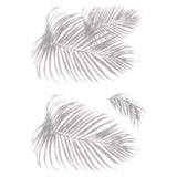 RoomMates RMK5063SLM  Mr. Kate Tropical Shadow Palm Frond Peel and Stick Wall Decals -Grey