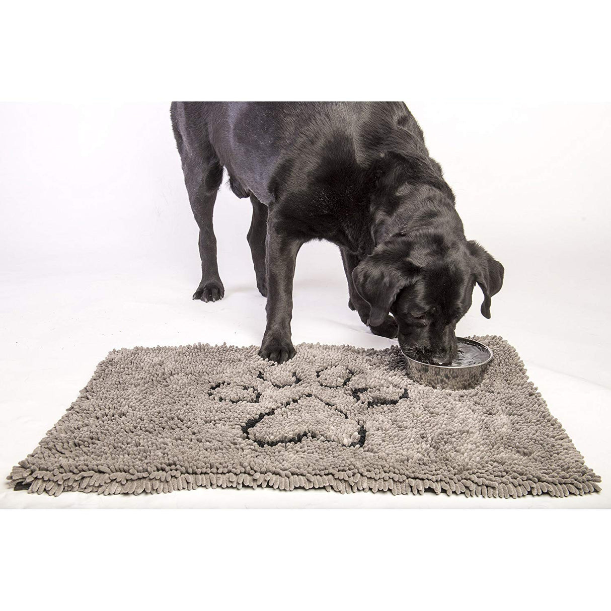 Dog Gone Smart Dirty Dog Microfiber Paw Doormat - Super Absorbent Dog Mat Keeps Paws & Floors Clean - Machine Washable Pet Door Rugs with Non-Slip Backing