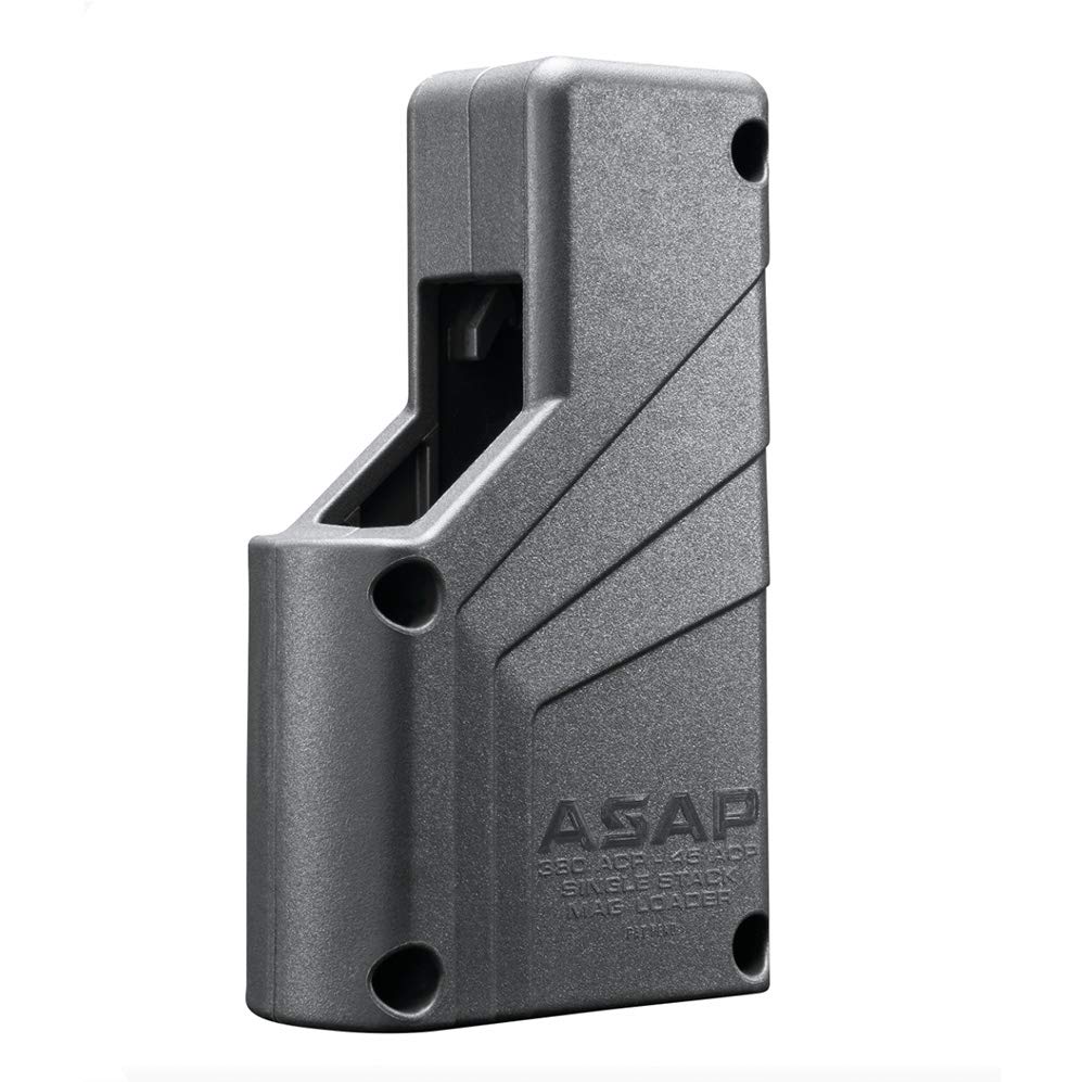 Butler Creek BCA1XSML: ASAP Magazine Single Stack 9mm to .45 ACP Polymer Universal Magazine Loader -Black