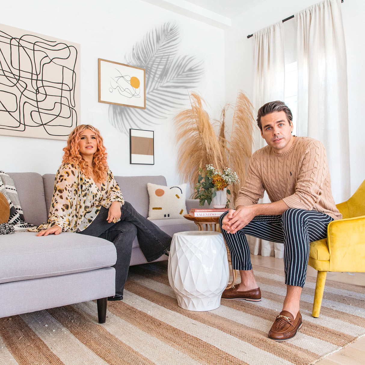 RoomMates RMK5063SLM  Mr. Kate Tropical Shadow Palm Frond Peel and Stick Wall Decals -Grey