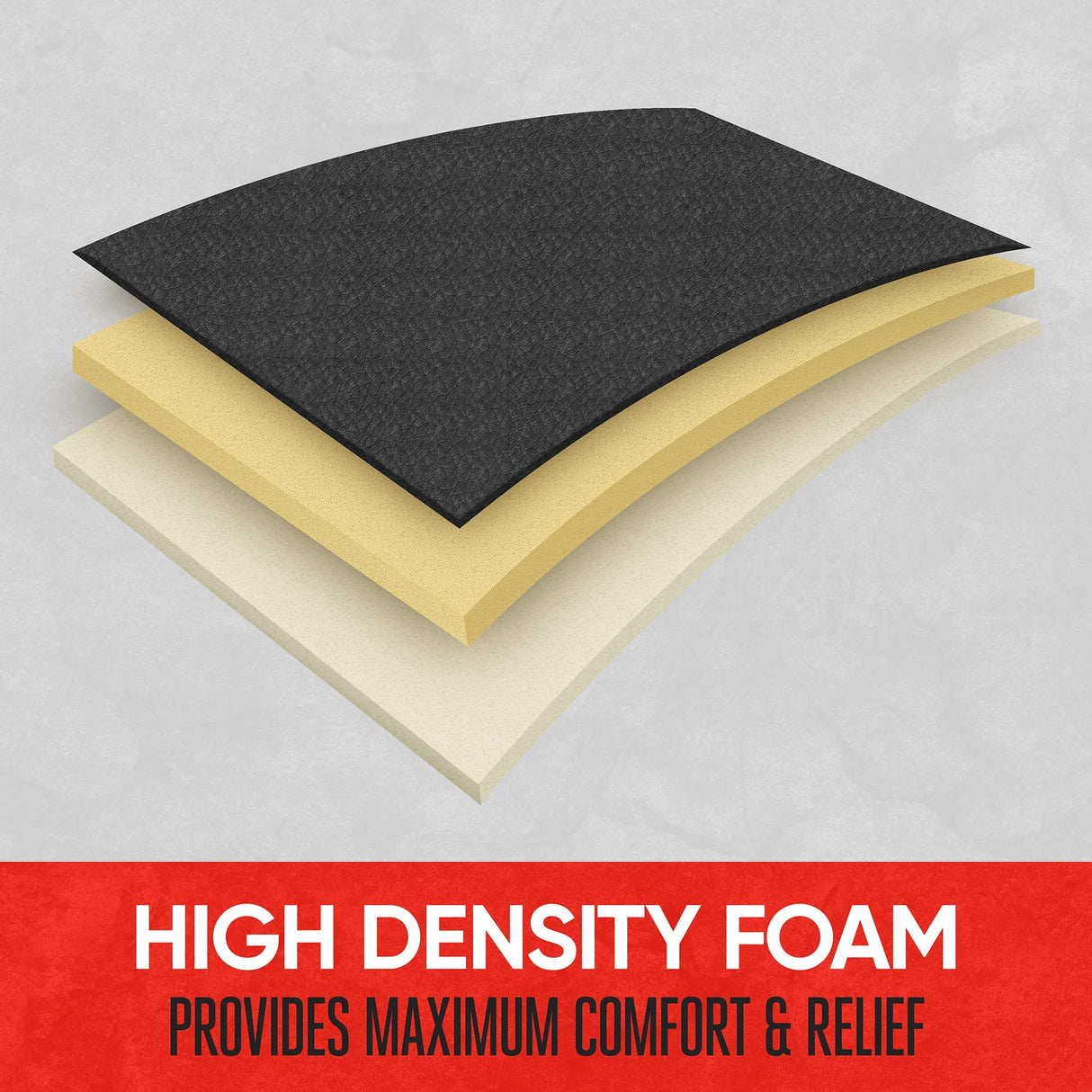 BDK Auto MTSC-420-BK  Motor Trend Leather Seat Cushions -Black