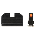 Night Fision GLK-001-330-353-RFZX Optic Height Fiber Optic Sight Set for Glock 17/19/45/48 w/ RMR/507c/SRO/ACRO - Red Front