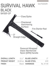 SOG Survival Hawk - Specialty Outdoor Tactical Hatchet