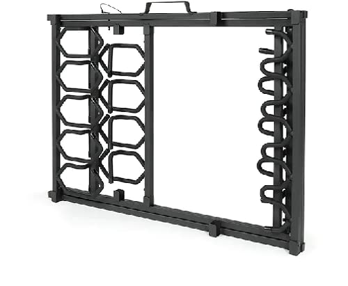 Savior Equipment RK-SBR9-ST-BK: Shorty Rifle Rack / 9-Slot -Black