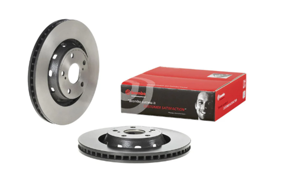 Brembo 09.N431.11: PRIME UV Coated Front Disc Brake Rotor  (FITS: 2014 Toyota Venza)