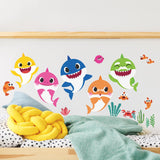 RoomMates Baby Shark Peel And Stick Wall Decals