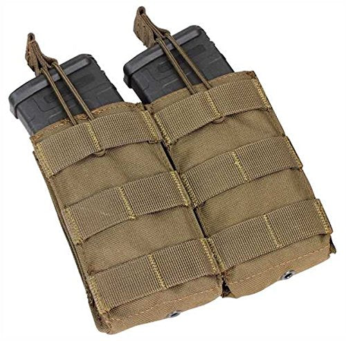Condor Elite MA19-498 Double M4/M16 Open Top Mag Pouch COYOTE BROWN
