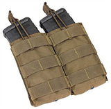 Condor Elite MA19-498 Double M4/M16 Open Top Mag Pouch COYOTE BROWN