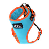 DOOG - All Weather 'Neoflex" Dog Harness, Flexible Neoprene Breathable Mesh Padding Light Wetsuit Material Water Friendly Draws Moisture Away Fir Skin Easy Fit Small, Medium, Large, XL Soft Comfortable 2 Point Adjustable Leash Training Run Walk Swim