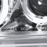 Spec-D Tuning 2LHP-CV96-TM Halo Led Projector Chrome