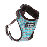 DOOG - All Weather 'Neoflex" Dog Harness, Flexible Neoprene Breathable Mesh Padding Light Wetsuit Material Water Friendly Draws Moisture Away Fir Skin Easy Fit Small, Medium, Large, XL Soft Comfortable 2 Point Adjustable Leash Training Run Walk Swim