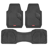 BDK Auto MTMT-6673-BK/BK Motor Trend Rubber Floor Mat
