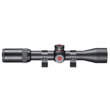 Simmons ProTarget Riflescope SRF2732 2-7x32 Black FMC, Exp Elevation, .22 & .17, Rings, Box 5L