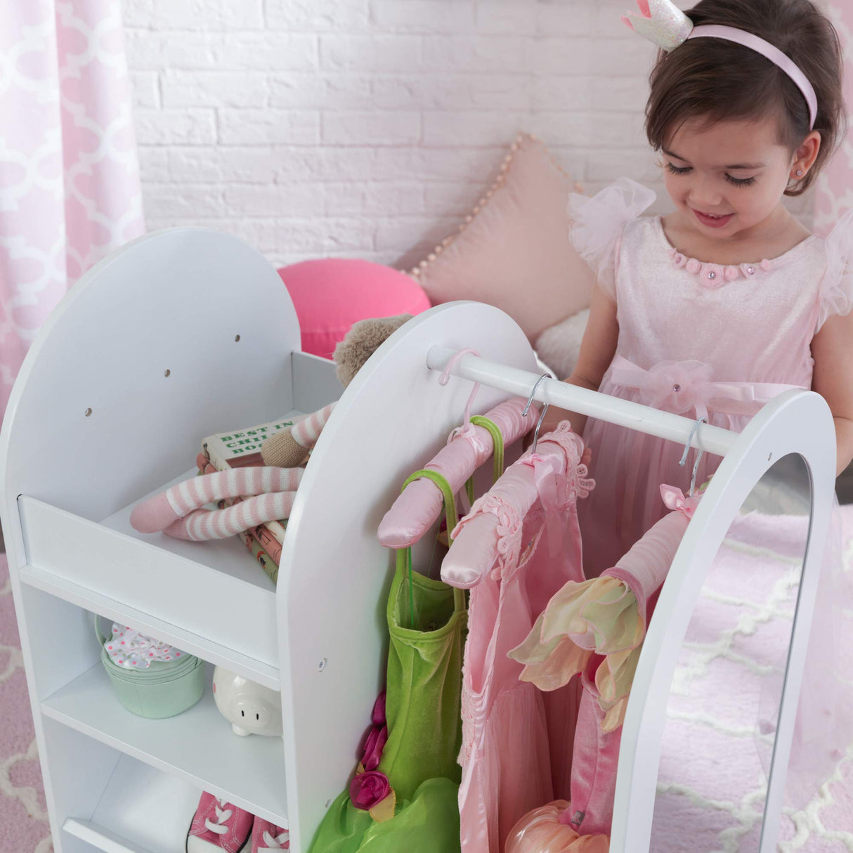 Kidkraft 12511 Fashion Pretend Play Station -White