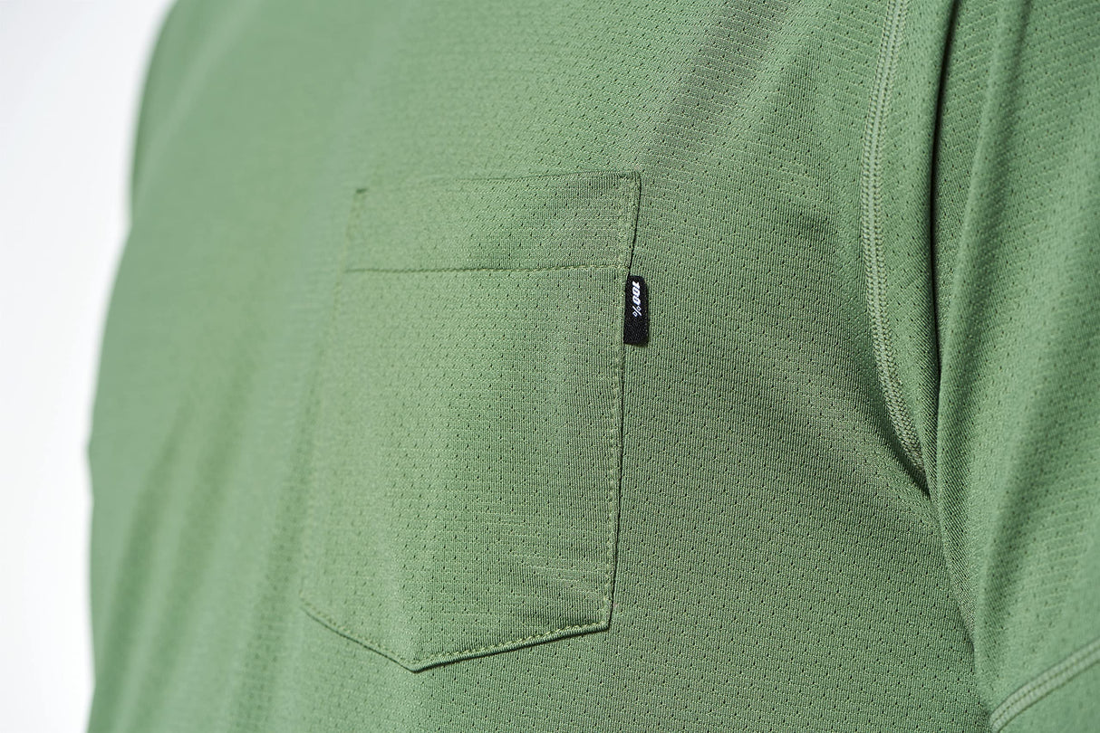 100 Percent - 100% Mission Ath Tee Olv Xl (20014-00018)