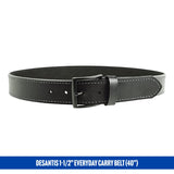 DeSantis 1 1/2 Everyday Belt (EDC), Powder Coated Buckle Closure