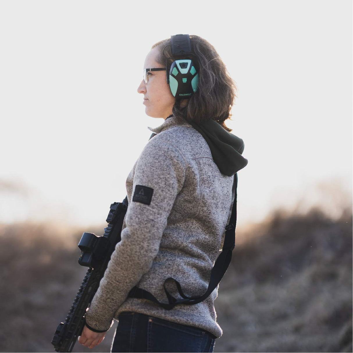 Caldwell 1101672 E-MAX Pro Series New Generation Earmuffs -Tiffany Blue 23NRR New 2020