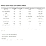 Talley 75X700 30MM Bergara B14 (Extended Front) (High)  F .600 R .710 Height