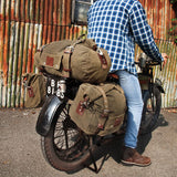 Oxford - Heritage Panniers Khaki 40L Khaki (OL578) Saddle Bag/Panniers