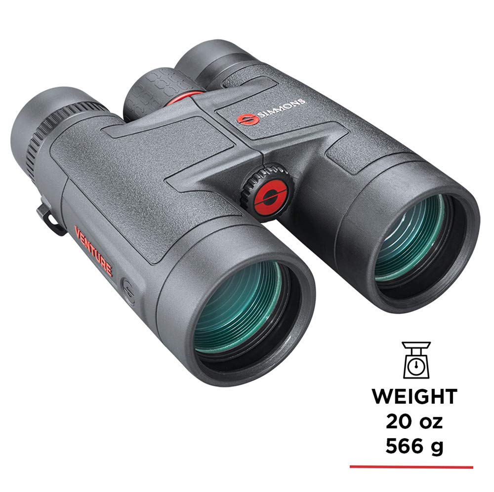 Simmons Venture Binocular 897842R 8x42 Black Roof FMC, Strap,Case, Box 5L