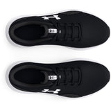 Under Armour 027103-001-7: UA BGS Surge 4 Youth Running Shoes -SIZE: 7 Big Kid, Black/Anthracite/White