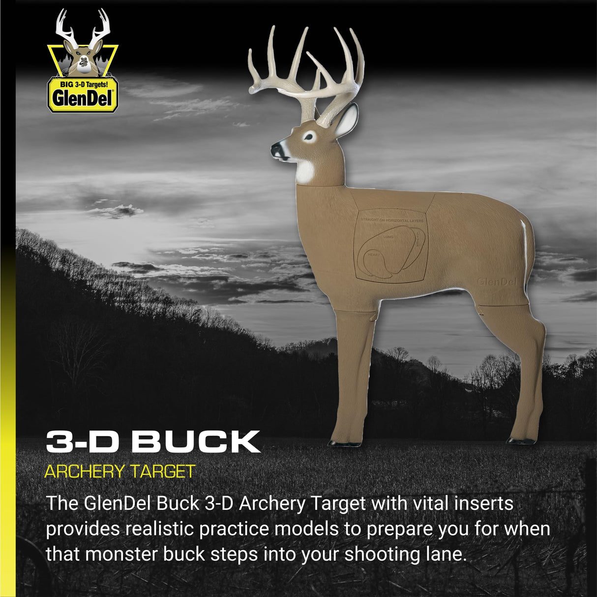 GlenDel G71000: Buck w/4-sided Insert Decoy