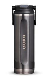 Igloo 00071085 20 Oz Stainless Steel Sport Sipper Bottle (Carbonite.Sstl   )