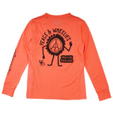 YOUTH SKYLINE RIDE LONG SLEEVE TEE; P&W MELON MD