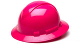 Pyramex Safety Products - Hi Vis Pink Ridgeline Full Brim 4 Pt Ratchet Suspension