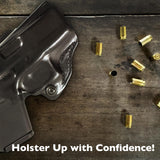 DeSantis 019BA8BZ0 Mini Scabbard Pancake Gun Holster (Right Hand) -Black