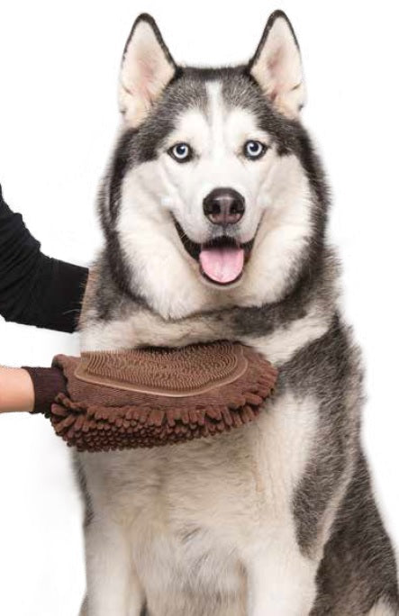 DGS Pet Products DGSGMITT21 Grooming Mitt -Cool Grey (One Size Fits All)
