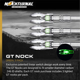Nockturnal NT-105 GT Green 3-pack