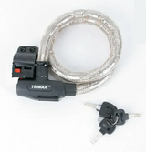 Trimax TG2236SX  36" L x 22mm High Security Armor Plated Stainless Steel Locking Cable w/Quick Release Tubular Mounting Bracket