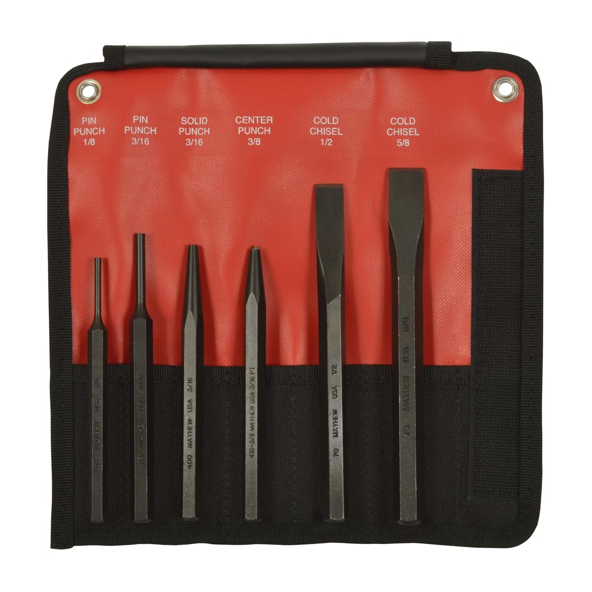 Mayhew Tools - BUY 61019 19 PC PUNCH AND CHISEL SET AND GET 61005