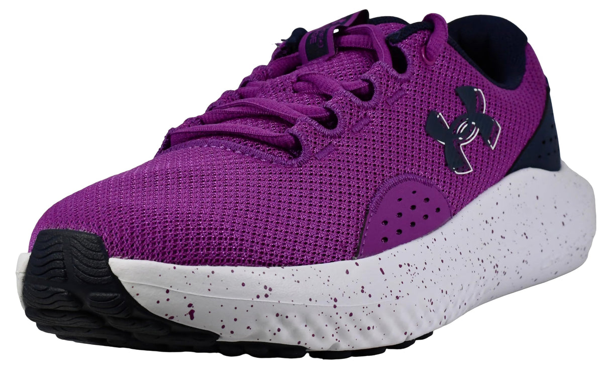 UA W Charged Surge 4 Women's Running Shoes -SIZE: 10, Andromeda Purple/Midnight Navy