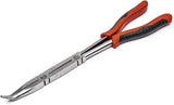 Crescent PSX201C  13" X2 Dual Material Long Reach Bent Nose Pliers -Silver/Red