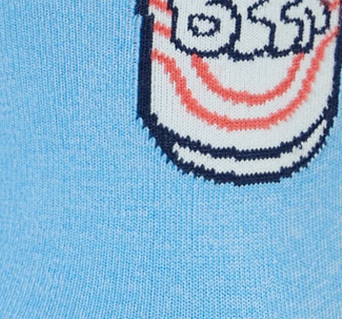 SAXX SXCR102-MTS-L  Whole Package Crew Socks -SIZE: Large, Made In The Shade- Blue