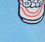 SAXX SXCR102-MTS-L  Whole Package Crew Socks -SIZE: Large, Made In The Shade- Blue