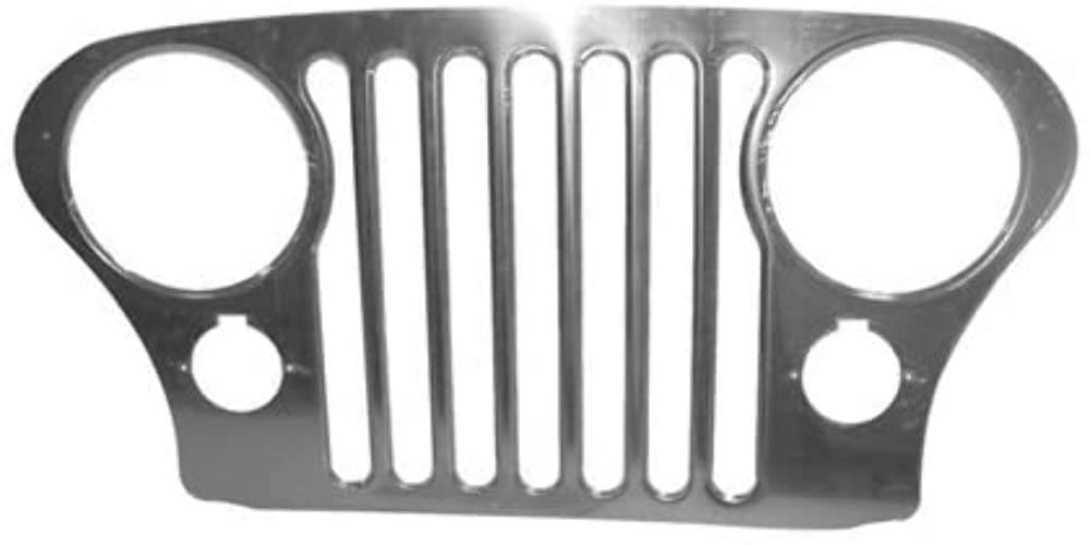 Crown Automotive RT34031: Jeep CJ RT Off-Road Vintage Grille Overlay